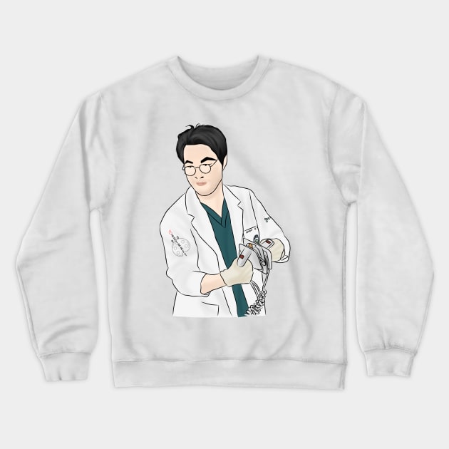 Dr Romantic 3 Korean Drama Crewneck Sweatshirt by ArtRaft Pro